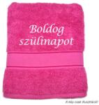 Jázmin Hímzett törölköző Boldog szülinapot felirattal (TOR_44)