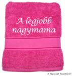 Jázmin Hímzett törölköző A legjobb nagymama felirattal (TOR_14)