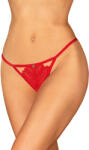 Obsessive Ingridia Crotchless Thong Red XL/XXL