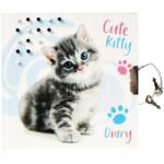 Starpak Cicás kulcsos napló 13, 5 x 13, 5 cm - Cute Kitty