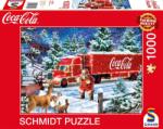 Schmidt Spiele 1000 db-os puzzle - Coca Cola - Christmas Truck (57598) (57598)