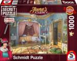 Schmidt Spiele 1000 db-os Secret puzzle - June's bedroom (59976) (59976)