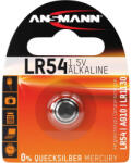 ANSMANN LR54 / LR1130 / AG10 1, 5V alkáli gombelem (LR1130-ANS)