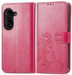  ART FLOWER S Husa portofel Asus Zenfone 10 roz inchis