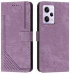  STRIPE Husa portofel cu curea Xiaomi Redmi Note 12 Pro violet