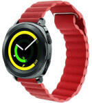 iUni Curea piele Smartwatch Samsung Galaxy Watch 4, Watch 4 Classic, Gear S2, iUni 20 mm Red Leather Loop (510304)