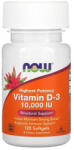 NOW Vitamina D3, 10.000 IU, Now Foods, 120 softgels