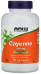 NOW Cayenne Pepper (Capsaicina), 500mg, Now Foods, 250 Capsule