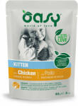 Oasy Oasy Cat Alutasak Chunks in Gravy Kitten Csirke 12x85g