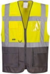 Portwest C476 Warsaw munkavédelmi mellény sárga/szürke színben (C476YGYM)