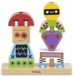 Viga Toys Fából készült épület - robot