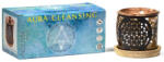 Aromafume Set Suport Difuzor metalic Aura Cleansing si 12 carbuni aromati