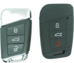  Volkswagen 3 gombos smart kulcs szilikontok (SVW051)