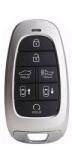 Hyundai 7 gombos smart kulcsház (HY000041)