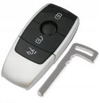  Mercedes 3 gombos smart kulcsház fekete (ME000042)