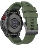 gigapack Pótszíj (egyedi méret, 22 mm, szilikon, állítható, QuickFit csatlakozás) SÖTÉTZÖLD Garmin Fenix 3, Garmin Fenix 7, Garmin Fenix 6, Garmin Fenix 6 Pro, Garmin Fenix 6 Pro Solar, Garmin Fenix (GP-149221
