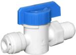 FILTRO Robinet de alimentare, 1/4" furtun (6 mm) x 1/2" filet ext. , din plastic cu bila (ROB-12FE-14T) Filtru de apa bucatarie si accesorii