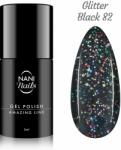 Naní Oja semipermanenta NANI Amazing Line 5 ml - Glitter Black