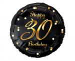 GoDan Balon din folie - negru / auriu 30