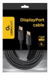 Gembird CABLU video GEMBIRD DisplayPort (T) la DisplayPort (T) 5m DD 1.2 rezolutie maxima 4K (3840 x 2160) la 60 Hz negru "CC-DP2-5M" (include TV 0.8lei) (CC-DP2-5M)