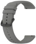 UIQ Curea pentru ceas din silicon moderna compatibila cu Samsung Galaxy Watch 4, Galaxy Watch Active 1 2 40 mm 44 mm, Huawei Watch GT GT 2 GT 3 42 mm, Gri