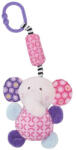 Lorelli Toys Campanula plüss babakocsi játék - pink elefánt (50682)