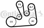 Continental Ctam Set curea transmisie cu caneluri CONTINENTAL CTAM 6PK1822 EXTRA K1 (6PK1822 EXTRA K1) - automobilus