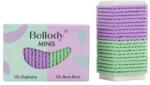 Bellody Elastice de păr, mentă și violet, 20 buc - Bellody Minis Hair Ties Mint & Violet Mixed Package 20 buc