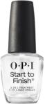 OPI Tratament 3 in 1 pentru Unghii (Intaritor, Baza, Top Coat) - OPI Start To Finish, 15 ml