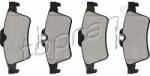 TOPRAN set placute frana, frana disc TOPRAN 302 052 (302 052)