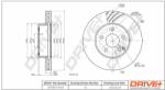 Dr! ve+ Disc frana Dr! ve+ DP1010.11. 1454 (DP1010.11.1454) - automobilus