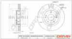 Dr! ve+ Disc frana Dr! ve+ DP1010.11. 0425 (DP1010.11.0425) - automobilus