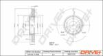 Dr! ve+ Disc frana Dr! ve+ DP1010.11. 0628 (DP1010.11.0628) - automobilus