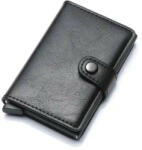  Fekete pop-up mini pénztárca, kártyatartó 9, 5×6, 5 cm (PU-1030-BLACK)