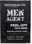 Dermacol Men Agent Peel-Off Face Mask mască de față Mască de față 2 x 7, 5 ml pentru bărbați Masca de fata