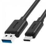 Unitek Cablu Date/Incarcare UNITEK USB-A - USB-C 1.0m Negru (Y-C474BK+)