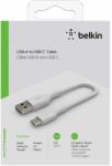 Belkin CAB001BT0MWH USB kábel 0, 15 M USB A USB C Fehér (CAB001bt0MWH)