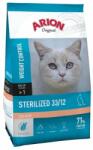 ARION Original Sterilized Salmon 33/12 7, 5 kg hrana pisici sterilizate, fara gluten, cu somon