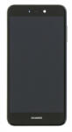 Huawei P8/P9 Lite (2017) kompatibilis LCD modul kerettel, OEM jellegű, fekete, Grade S+ - speedshop