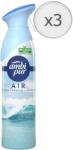 Ambi Pur 3x Ambi Pur Légfrissítő Spray, Ocean Mist, 300 ml (3x5410076217069)