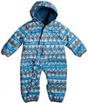 Quiksilver QUIKSILVER, Lábfejes síoverall bolyhos béléssel, Narancssárga, Kék, 84 CM (EQITS03009-BSM4-12-18M)