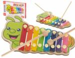 Kik Xilofon de jucărie din lemn colorat - Caterpillar (KX7282_1) Instrument muzical de jucarie