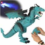 KIK RC dinozaur controlat dragon - merge, răcnește, respiră abur 41 cm (KX9993)