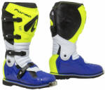 Forma Boots Terrain Evolution TX Yellow Fluo/White/Blue 45 Cizme de motocicletă (FORC600-789811-45)