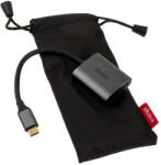 Akasa 2in1 (AK-CR-10BK) USB3.2(Type-C) gen1 SD és microSD XC memóriakártya olvasó