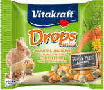 Vitakraft Drops Mini sárgarépás és pitypangos jutalomfalatkák nyulaknak (4 tasak | 4 x 40 g) 160 g