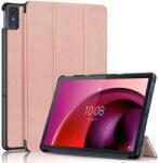  Husă LEATHER PIELE pentru Lenovo Tab M10 5G auriu roz