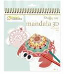 Avenue Mandarine Kreatív színező Avenue Mandarine Graffy Pop Mandala 3D, spirálos, Tengeri állatok (p9140-7108)