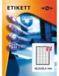 PD Office Etikett címke pd 48.5x25.4 mm szegéllyel 10 ív 440 db/csomag (p1061-0695)