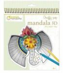 Avenue Mandarine Kreatív színező Avenue Mandarine Graffy Pop Mandala 3D, spirálos, A szavanna állatai (p9140-7109)